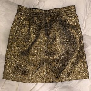 Loft Gold Skirt